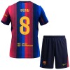 FC Barcelona Pedri 8 Hjemme 2026-27 - Barn Draktsett