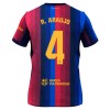 FC Barcelona R. Araujo 4 Hjemme 2026-27 - Barn Draktsett