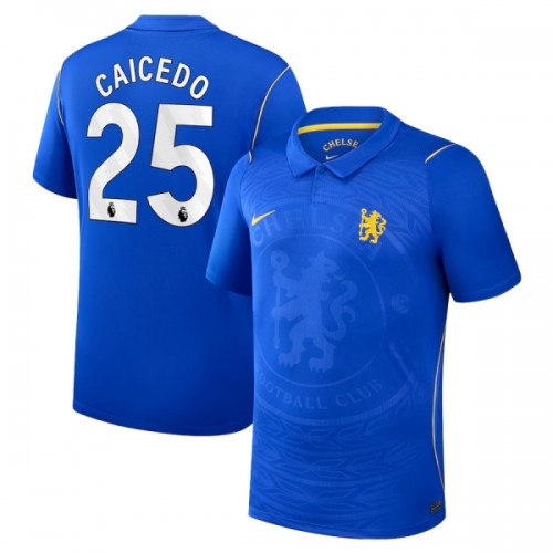 Chelsea Caicedo 25 Hjemme 2026-27 - Herre Fotballdrakt Chelsea Caicedo 25 Hjemme 2026-27 - Herre Fotballdrakt