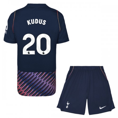 Tottenham Hotspur Kudus 20 Borte 2026-27 - Barn Draktsett Tottenham Hotspur Kudus 20 Borte 2026-27 - Barn Draktsett