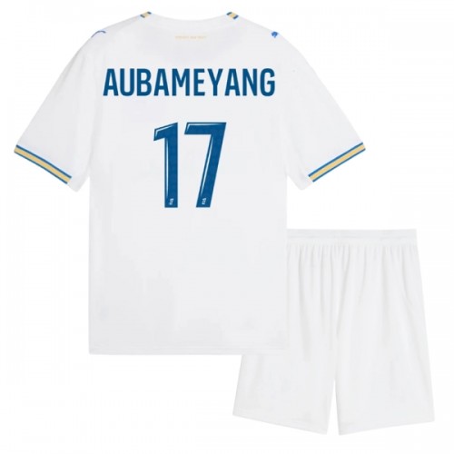 Olympique de Marseille Aubameyang 17 Hjemme 2026-27 - Barn Draktsett Olympique de Marseille Aubameyang 17 Hjemme 2026-27 - Barn Draktsett