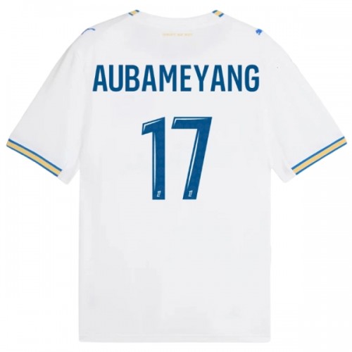 Olympique de Marseille Aubameyang 17 Hjemme 2026-27 - Herre Fotballdrakt Olympique de Marseille Aubameyang 17 Hjemme 2026-27 - Herre Fotballdrakt