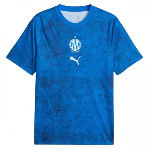 Olympique de Marseille Pre-Match 2026-27 Blå - Herre Fotballdrakt Olympique de Marseille Pre-Match 2026-27 Blå - Herre Fotballdrakt