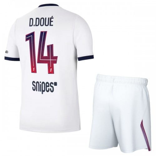 Paris Saint-Germain Desire Doue 14 Borte 2026-27 - Barn Draktsett Paris Saint-Germain Desire Doue 14 Borte 2026-27 - Barn Draktsett