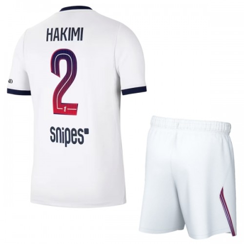 Paris Saint-Germain Hakimi 2 Borte 2026-27 - Barn Draktsett Paris Saint-Germain Hakimi 2 Borte 2026-27 - Barn Draktsett