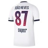 Paris Saint-Germain Joao Neves 87 Borte 2026-27 - Herre Fotballdrakt
