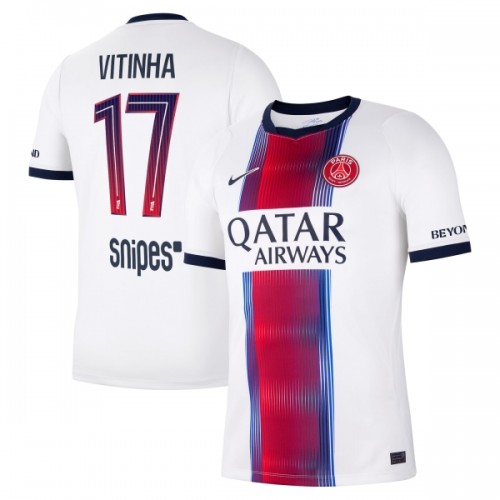 Paris Saint-Germain Vitinha 17 Borte 2026-27 - Herre Fotballdrakt Paris Saint-Germain Vitinha 17 Borte 2026-27 - Herre Fotballdrakt