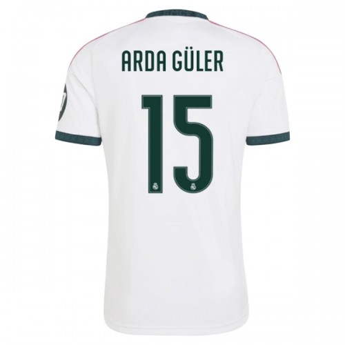 Real Madrid Arda Guler 15 Hjemme 2026-27 - Herre Fotballdrakt Real Madrid Arda Guler 15 Hjemme 2026-27 - Herre Fotballdrakt