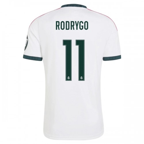 Real Madrid Rodrygo 11 Hjemme 2026-27 - Herre Fotballdrakt Real Madrid Rodrygo 11 Hjemme 2026-27 - Herre Fotballdrakt