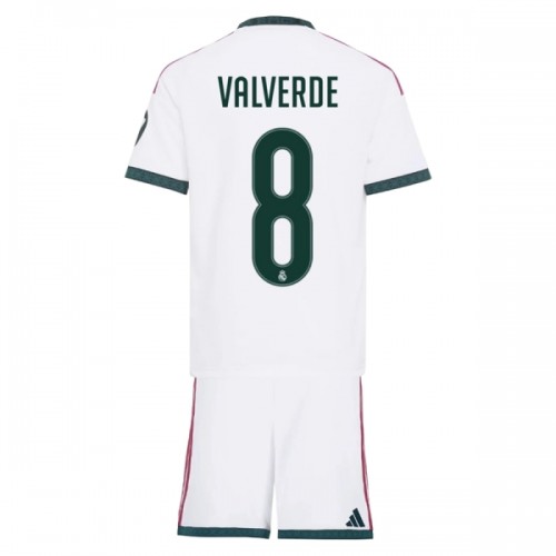 Real Madrid Valverde 8 Hjemme 2026-27 - Barn Draktsett Real Madrid Valverde 8 Hjemme 2026-27 - Barn Draktsett