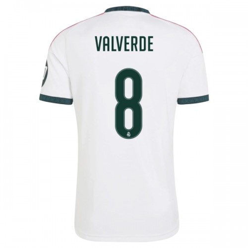 Real Madrid Valverde 8 Hjemme 2026-27 - Herre Fotballdrakt Real Madrid Valverde 8 Hjemme 2026-27 - Herre Fotballdrakt