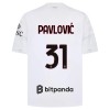 AC Milan Pavlovic 31 Borte 2026-27 - Herre Fotballdrakt AC Milan Pavlovic 31 Borte 2026-27 - Herre Fotballdrakt