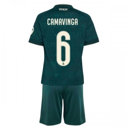 Real Madrid Camavinga 6 Borte 2026-27 - Barn Draktsett Real Madrid Camavinga 6 Borte 2026-27 - Barn Draktsett