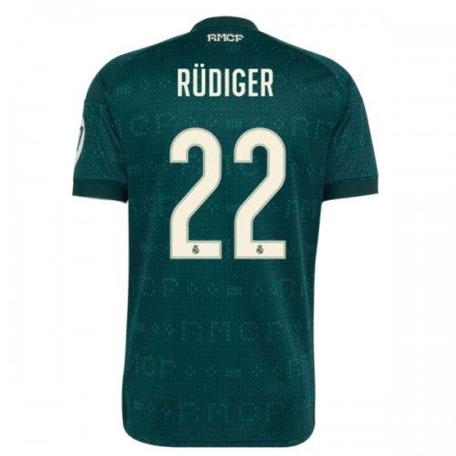 Real Madrid Rudiger 22 Borte 2026-27 - Herre Fotballdrakt Real Madrid Rudiger 22 Borte 2026-27 - Herre Fotballdrakt