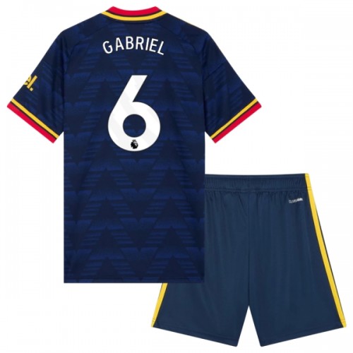 Arsenal Gabriel 6 Borte 2026-27 - Barn Draktsett Arsenal Gabriel 6 Borte 2026-27 - Barn Draktsett
