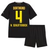 Borussia Dortmund N. Schlotterbeck 4 Borte 2026-27 - Barn Draktsett Borussia Dortmund N. Schlotterbeck 4 Borte 2026-27 - Barn Draktsett