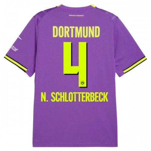 Borussia Dortmund N. Schlotterbeck 4 Tredje 2026-27 - Herre Fotballdrakt Borussia Dortmund N. Schlotterbeck 4 Tredje 2026-27 - Herre Fotballdrakt
