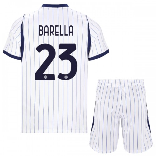 Inter Milan Barella 23 Borte 2026-27 - Barn Draktsett Inter Milan Barella 23 Borte 2026-27 - Barn Draktsett
