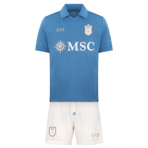 SSC SSC Napoli Hjemme 2026-27 - Barn Draktsett SSC SSC Napoli Hjemme 2026-27 - Barn Draktsett