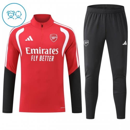 Arsenal Trenings Collegegenser 2026-27 Kvart-Zip Rød - Barn Arsenal Trenings Collegegenser 2026-27 Kvart-Zip Rød - Barn