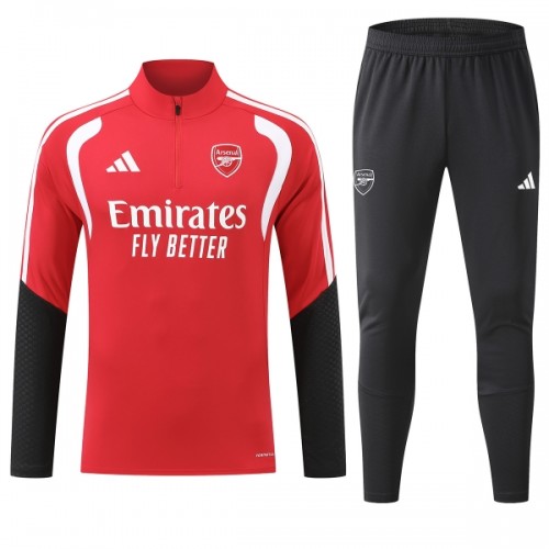 Arsenal Trenings Collegegenser 2026-27 Kvart-Zip Rød - Herre Arsenal Trenings Collegegenser 2026-27 Kvart-Zip Rød - Herre