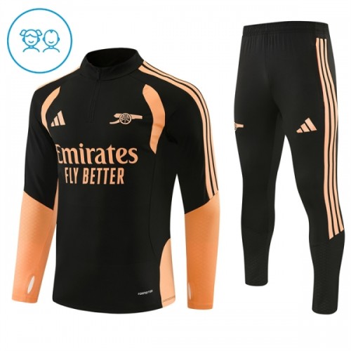 Arsenal Trenings Collegegenser 2026-27 Kvart-Zip Svart - Barn Arsenal Trenings Collegegenser 2026-27 Kvart-Zip Svart - Barn