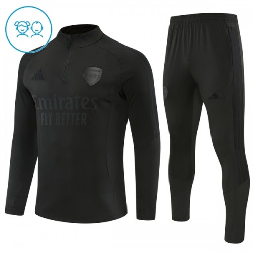 Arsenal Trenings Collegegenser 2026-27 Kvart-Zip Svart - Barn Arsenal Trenings Collegegenser 2026-27 Kvart-Zip Svart - Barn