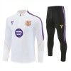 Barcelona Trenings Collegegenser 2026-27 Kvart-Zip Hvit - Herre Barcelona Trenings Collegegenser 2026-27 Kvart-Zip Hvit - Herre