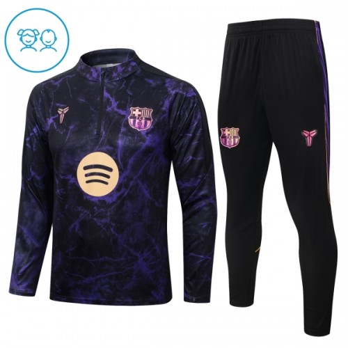 Barcelona Trenings Collegegenser 2026-27 Kvart-Zip Svart - Barn Barcelona Trenings Collegegenser 2026-27 Kvart-Zip Svart - Barn