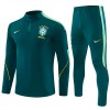 Brasil Trenings Collegegenser 2026-27 Kvart-Zip Grønn - Herre