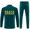Brasil Trenings Collegegenser 2026-27 Kvart-Zip Grønn - Herre