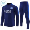 Inter Milan Trenings Collegegenser 2026-27 Kvart-Zip Blå - Barn