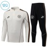 Manchester City Trenings Collegegenser 2026-27 Kvart-Zip Grå - Barn Manchester City Trenings Collegegenser 2026-27 Kvart-Zip Grå - Barn