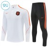Nederland Trenings Collegegenser 2026-27 Kvart-Zip Hvit - Barn
