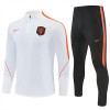 Nederland Trenings Collegegenser 2026-27 Kvart-Zip Hvit - Herre