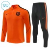 Nederland Trenings Collegegenser 2026-27 Kvart-Zip Oransje - Barn Nederland Trenings Collegegenser 2026-27 Kvart-Zip Oransje - Barn