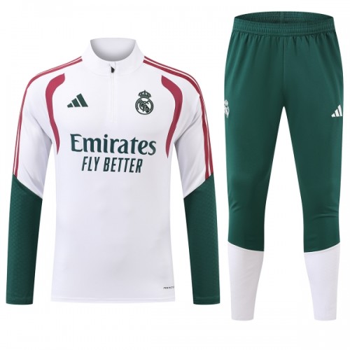 Real Madrid Trenings Collegegenser 2026-27 Kvart-Zip Hvit - Herre Real Madrid Trenings Collegegenser 2026-27 Kvart-Zip Hvit - Herre