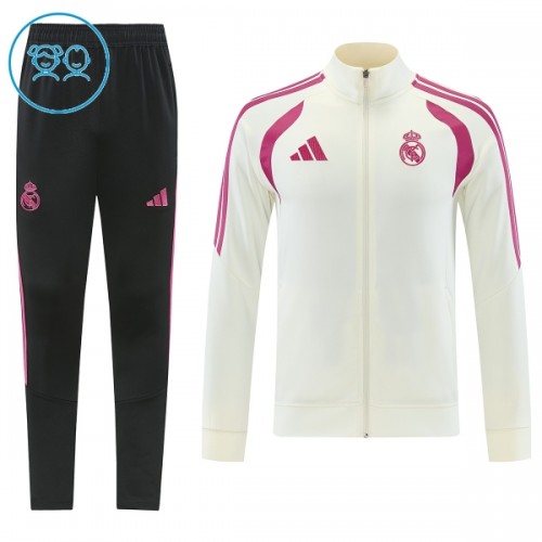 Real Madrid Trenings Dresser 2026-27 Hvit - Barn Real Madrid Trenings Dresser 2026-27 Hvit - Barn