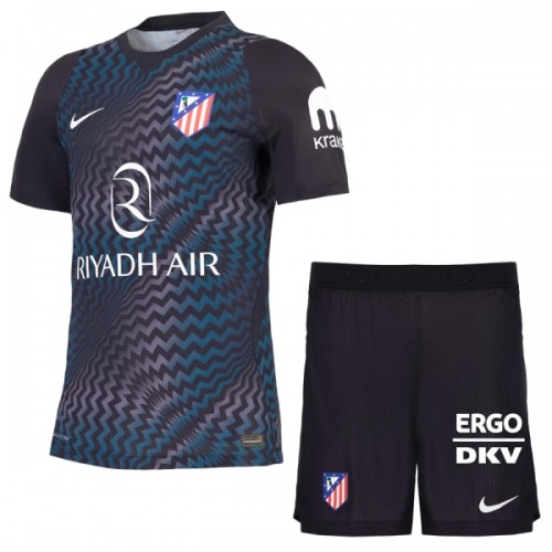 Atlético Madrid 2026-27 Svart - Barn Keeper Draktsett Atlético Madrid 2026-27 Svart - Barn Keeper Draktsett