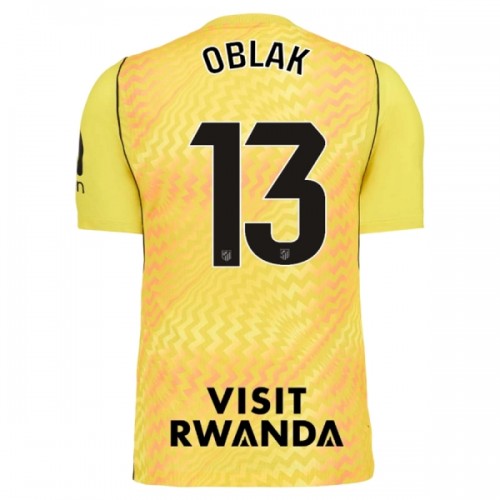 Atlético Madrid Oblak 13 2026-27 Gul - Herre Keeper Fotballdrakt Atlético Madrid Oblak 13 2026-27 Gul - Herre Keeper Fotballdrakt