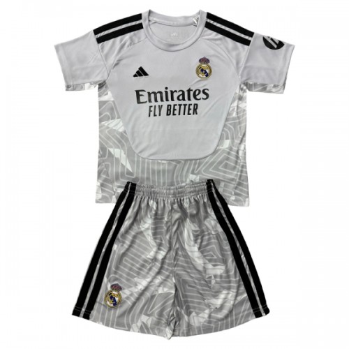 Real Madrid 2026-27 Grå - Barn Keeper Draktsett Real Madrid 2026-27 Grå - Barn Keeper Draktsett