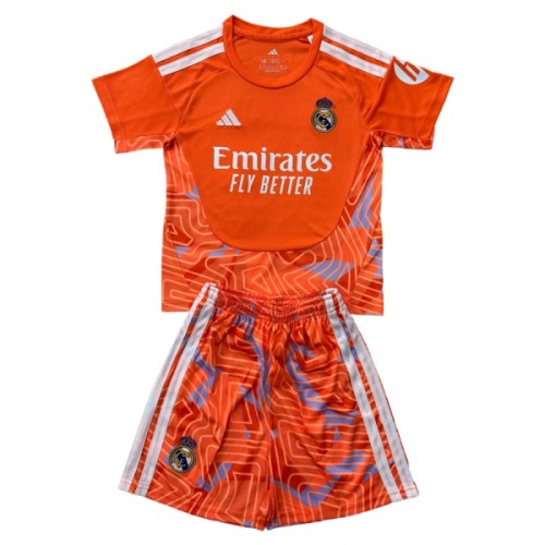 Real Madrid 2026-27 Oransje - Barn Keeper Draktsett Real Madrid 2026-27 Oransje - Barn Keeper Draktsett