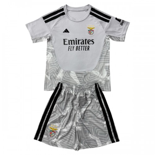 SL Benfica 2026-27 Grå - Barn Keeper Draktsett SL Benfica 2026-27 Grå - Barn Keeper Draktsett