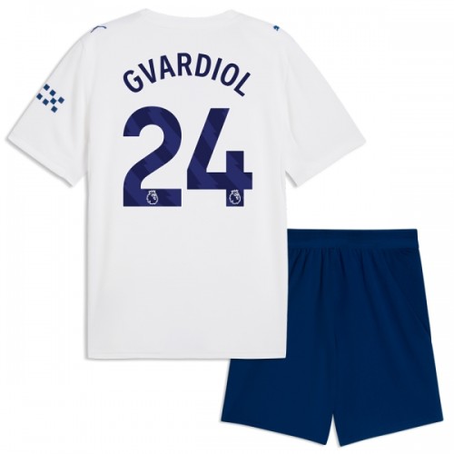 Manchester City Gvardiol 24 Tredje 2026-27 - Barn Draktsett Manchester City Gvardiol 24 Tredje 2026-27 - Barn Draktsett